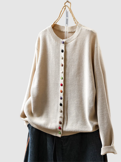 Solveig™ | Elegantní cardigan s knoflíky