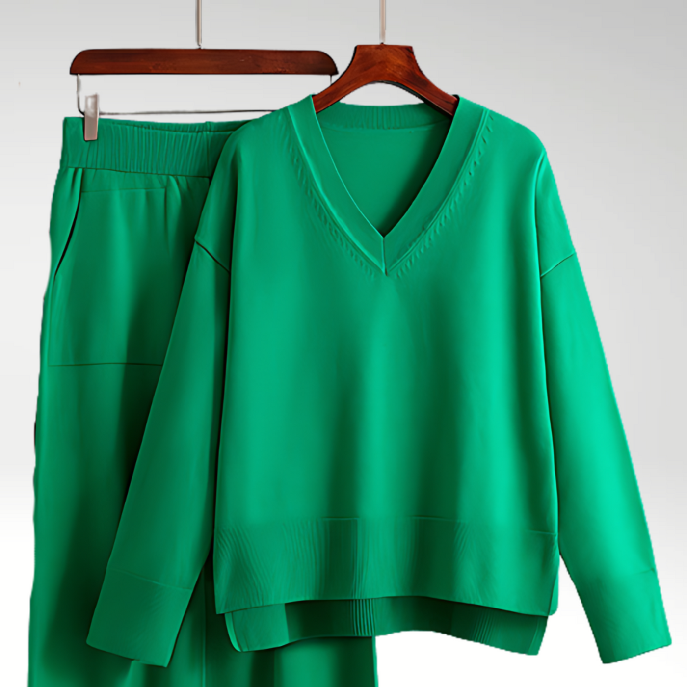 Aurélie™| Luxusní Dvoudílný Set s V-výstřihem