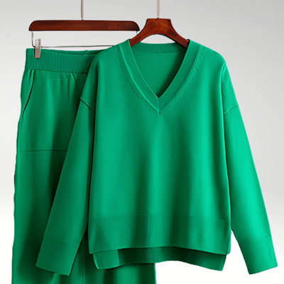 Aurélie™| Luxusní Dvoudílný Set s V-výstřihem