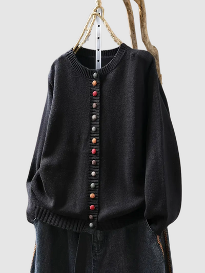 Solveig™ | Elegantní cardigan s knoflíky