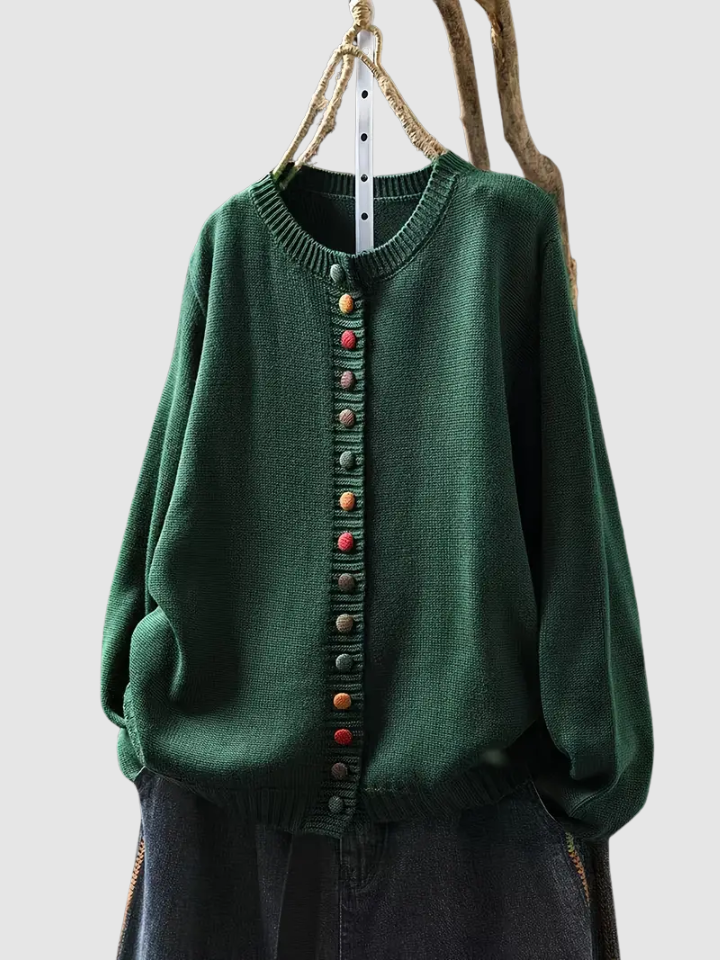 Solveig™ | Elegantní cardigan s knoflíky