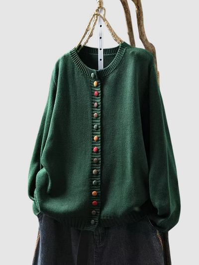 Solveig™ | Elegantní cardigan s knoflíky