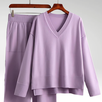 Aurélie™| Luxusní Dvoudílný Set s V-výstřihem